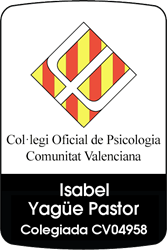 Isabel Yagüe Pastor - Colegiada CV04958 - Psicóloga